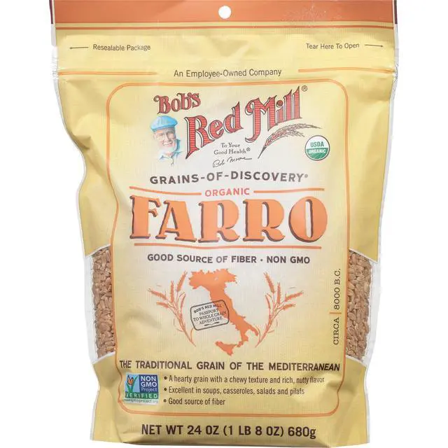 Alt view image 6 of 7 - Bob's Red Mill Organic Farro Grain 24 oz