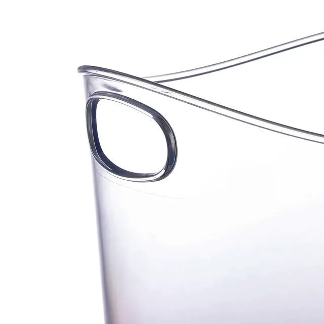 Alt view image 4 of 4 - 9 x 9.4 IN Clear Plastic Ice Bucket, by Way To Celebrate