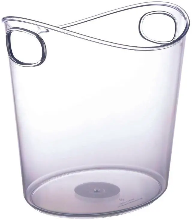 Main image of 9 x 9.4 IN Clear Plastic Ice Bucket, by Way To Celebrate