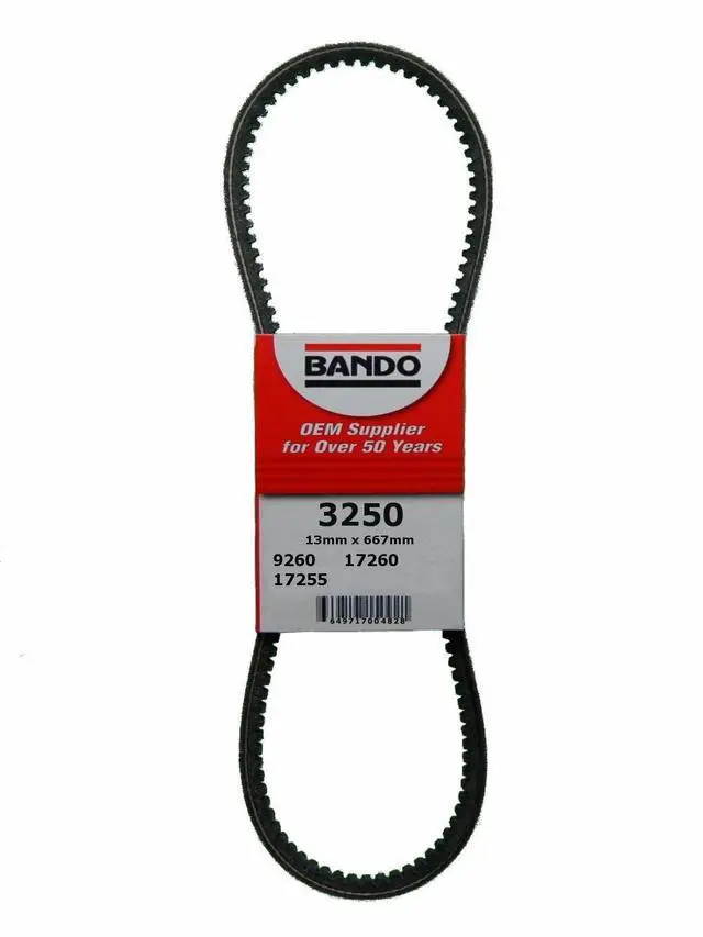 Alt view image 2 of 2 - Bando USA 3250 Precision Engineered V-Belt Fits select: 2001-2011 HYUNDAI ACCENT, 2006-2011 KIA RIO