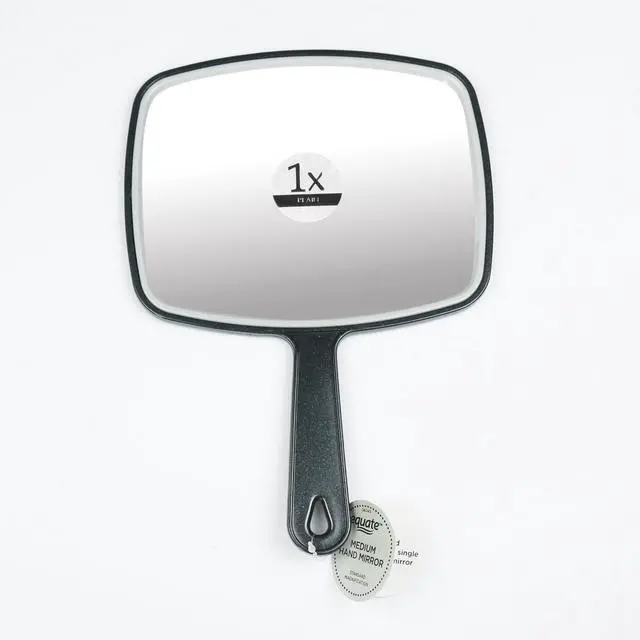 Alt view image 4 of 4 - Equate Medium Hand Face Mirror, Black, Size 10.6" x 7.6" x 0.3", 1 Count