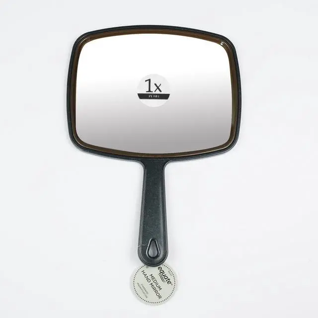 Alt view image 2 of 4 - Equate Medium Hand Face Mirror, Black, Size 10.6" x 7.6" x 0.3", 1 Count