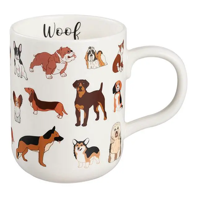 Alt view image 4 of 6 - Mainstays 16.06-oz Stoneware Dog Mug, White