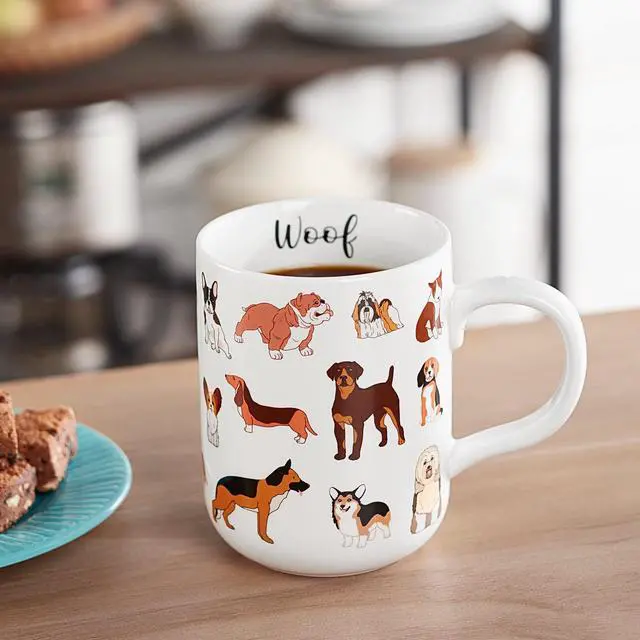 Alt view image 2 of 6 - Mainstays 16.06-oz Stoneware Dog Mug, White