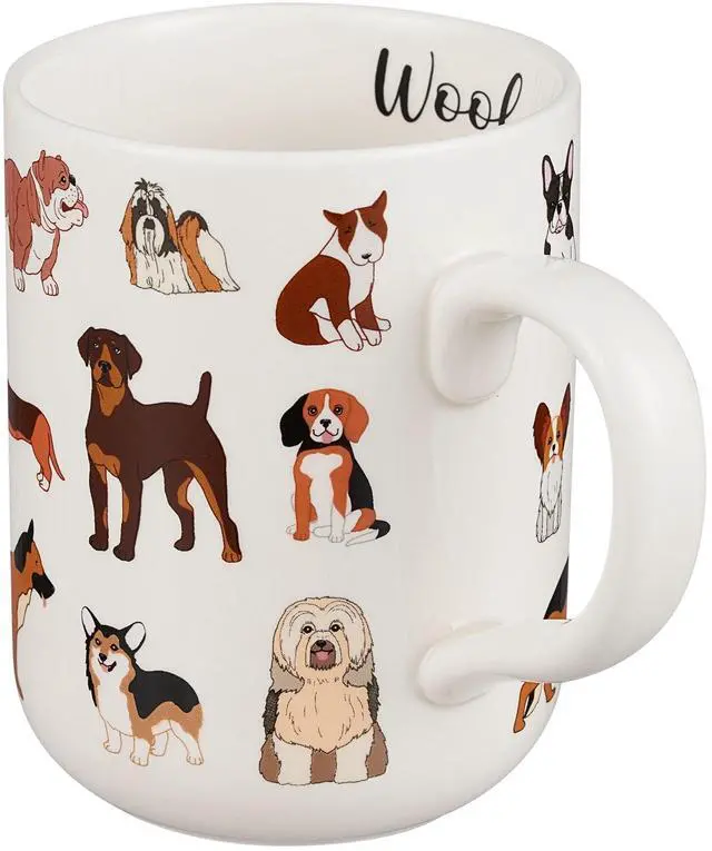 Main image of Mainstays 16.06-oz Stoneware Dog Mug, White