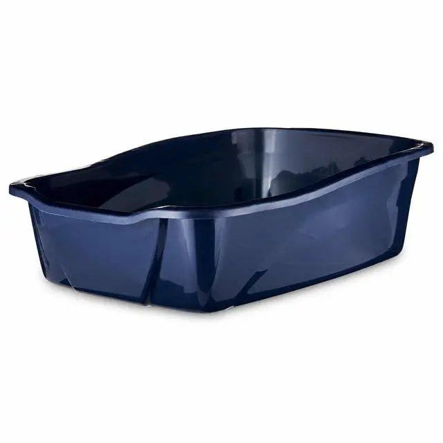 Alt view image 2 of 6 - Vibrant Life Large Open Cat Litter Box, Blue