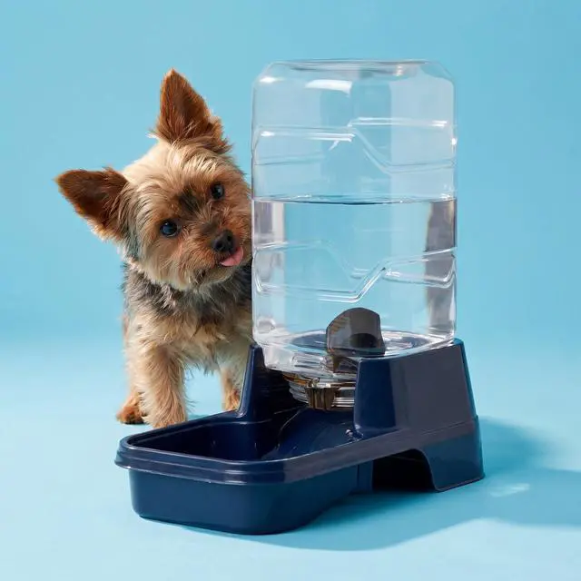 Alt view image 5 of 6 - Vibrant Life 2 lb Gravity Feeder for Extra Small Pets, Navy