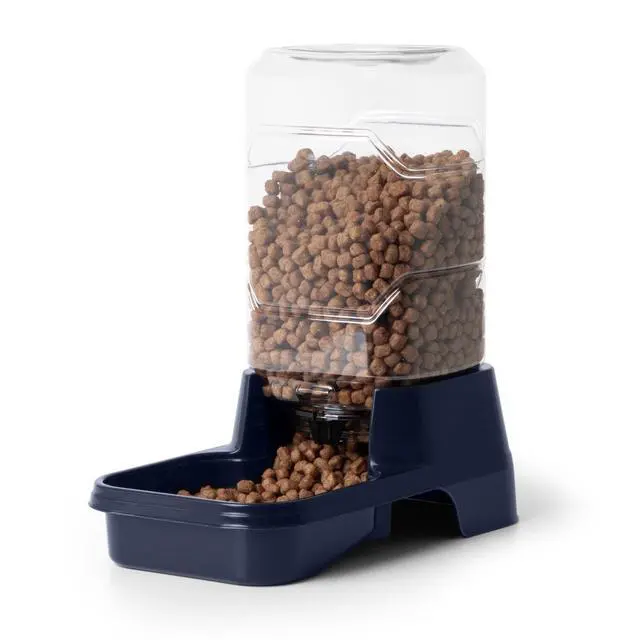 Alt view image 3 of 6 - Vibrant Life 2 lb Gravity Feeder for Extra Small Pets, Navy