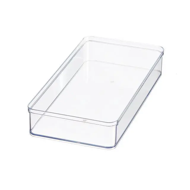 Alt view image 4 of 7 - Mainstays Extra Large Wide Clear PET Plastic Organizer Tray, 12 in x 6 in x 2 in