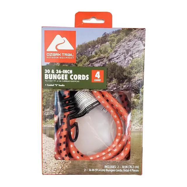 Alt view image 2 of 7 - Ozark Trail® Rubber Bungee Cords 4 Count Box