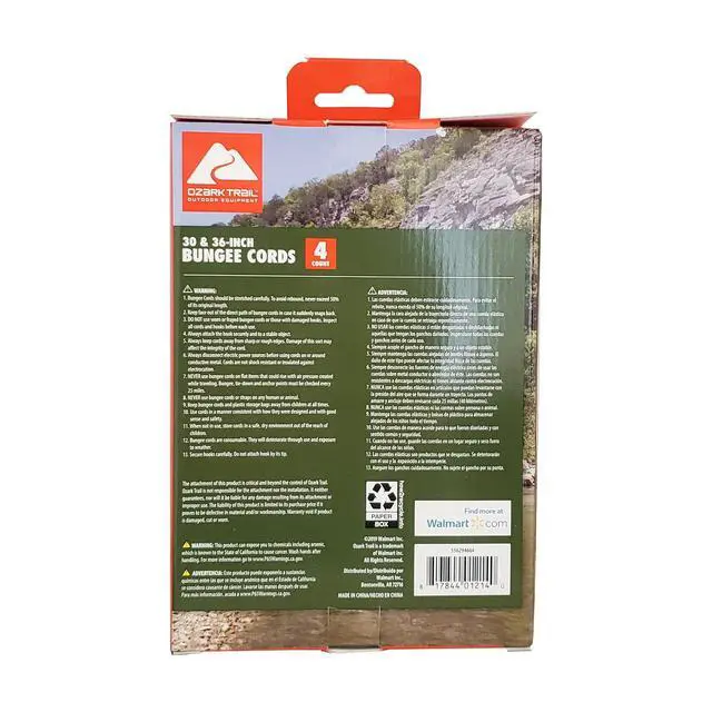 Alt view image 5 of 7 - Ozark Trail® Rubber Bungee Cords 4 Count Box
