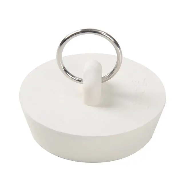 Alt view image 5 of 7 - Mainstays 3 Piece Rubber Sink Stoppers with Rings for 1", 1.25", and 1.5" Bathroom Drains