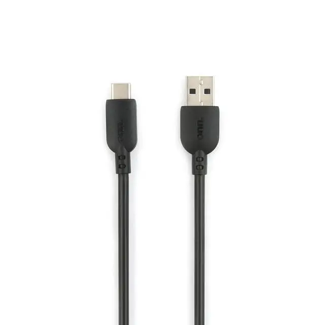 Alt view image 5 of 5 - onn 3ft USB-C to USB-A Charging Cable, USB-IF Certified, Black, Compatible with iPhone 17/16/15 Series, Samsung Galaxy, Note, Pixel Devices, iPad Pro