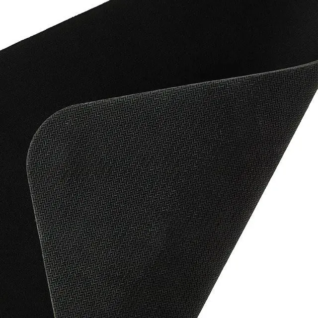 Alt view image 4 of 6 - onn Mouse Pad, square, polyester surface with non-slip natural rubber backing, black