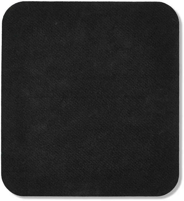 Main image of onn Mouse Pad, square, polyester surface with non-slip natural rubber backing, black