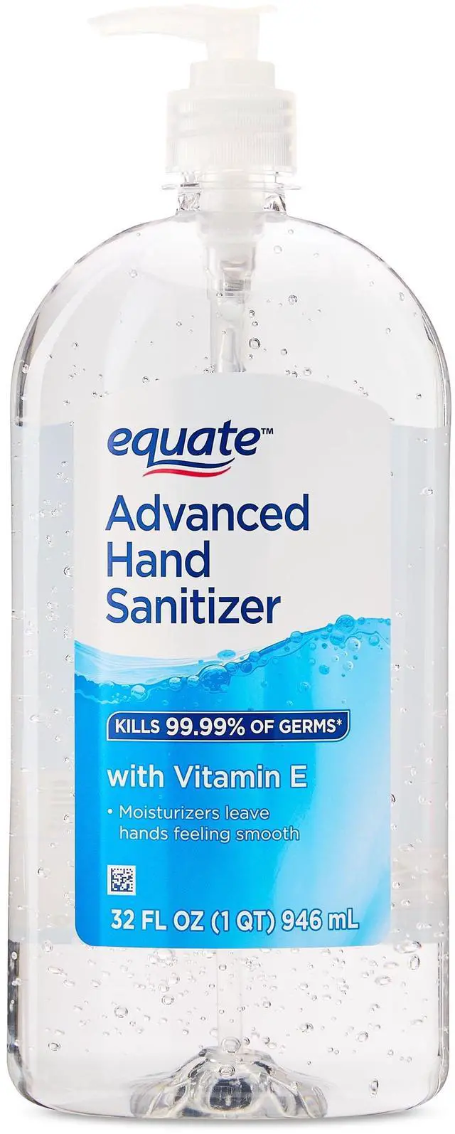 Main image of Equate Advanced Hand Sanitizer with Vitamin E, 32 fl oz