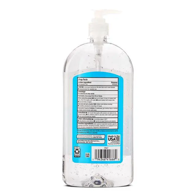 Alt view image 7 of 7 - Equate Advanced Hand Sanitizer with Vitamin E, 32 fl oz