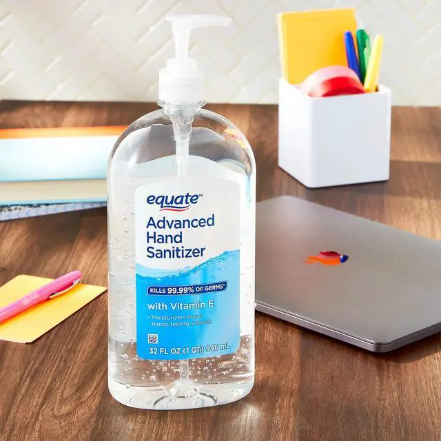 Alt view image 2 of 7 - Equate Advanced Hand Sanitizer with Vitamin E, 32 fl oz