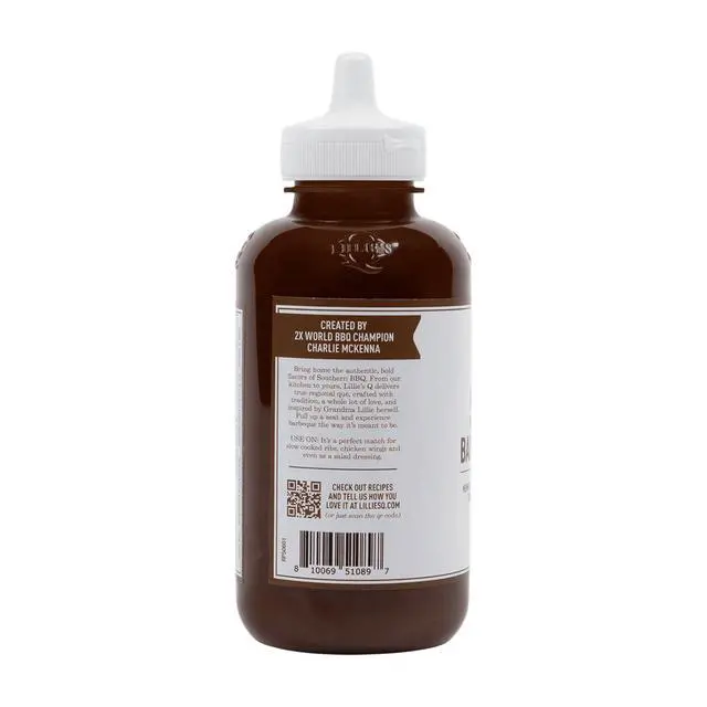 Alt view image 6 of 7 - Lillies Q Memphis Style BBQ Sauce Smoky & Sweet Barbecue Sauce for Ribs, Pulled Pork & Chicken, 15.3 oz Squeeze Bottle
