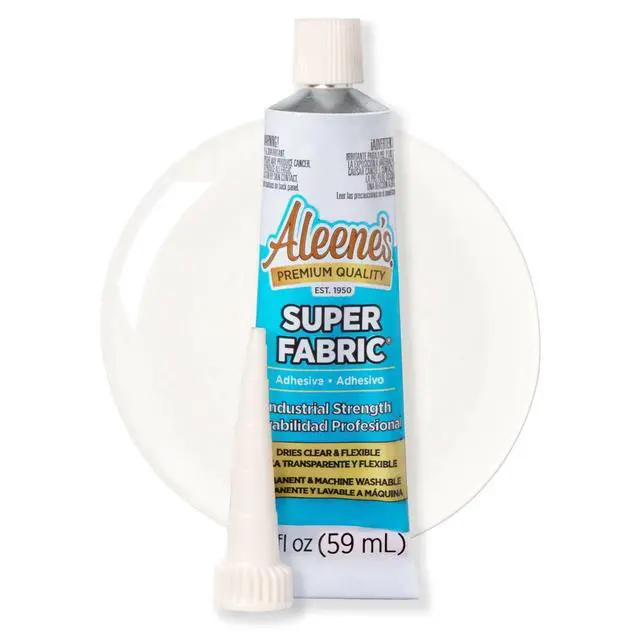 Alt view image 3 of 6 - Aleene's Super Fabric Adhesive 1.5 fl oz, Fast Drying, Clear Permanent Fabric Adhesive