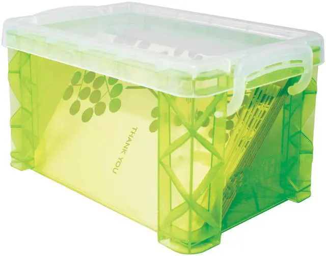 Alt view image 3 of 3 - Super Stacker Storage Box-3.6"X4"X6.5" Assorted Colors