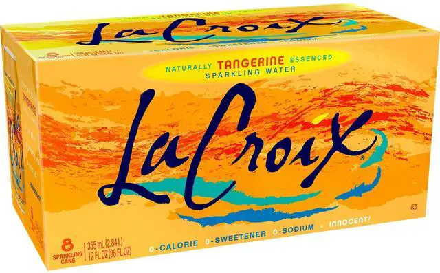 Main image of LaCroix Tangerine Sparkling Water, 12 Fl. Oz., 8 Count