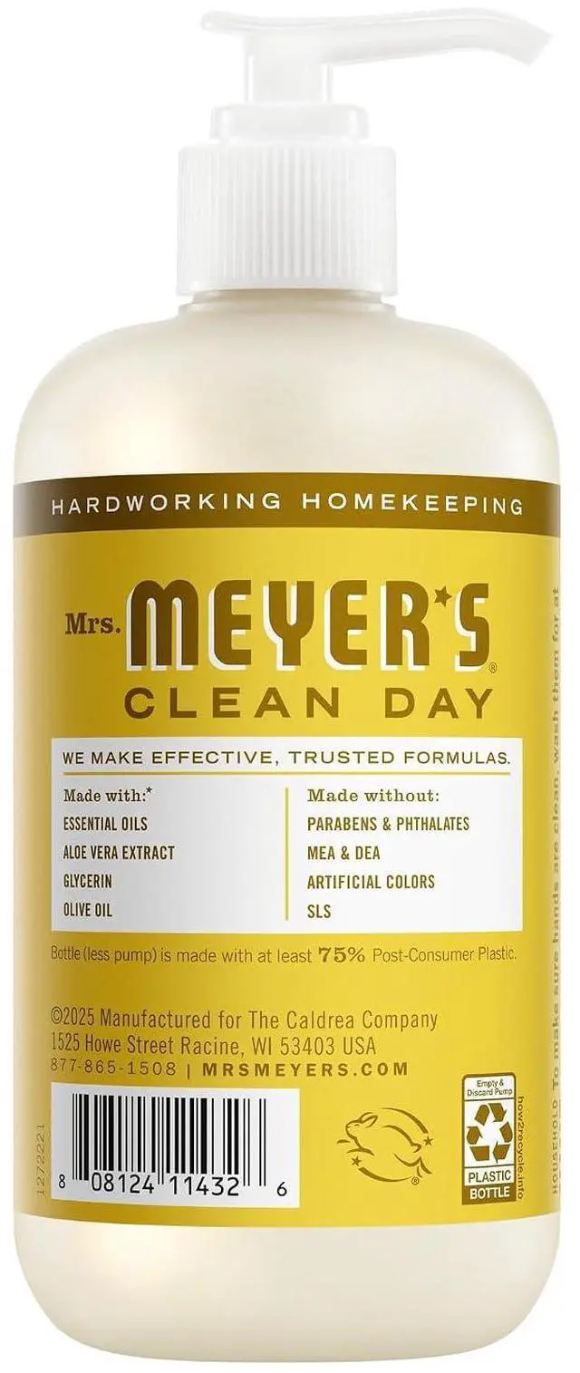 Alt view image 3 of 7 - MRS. MEYER'S CLEAN DAY Hand Soap, Daisy Scent, 12.5 Fl Oz Bottle