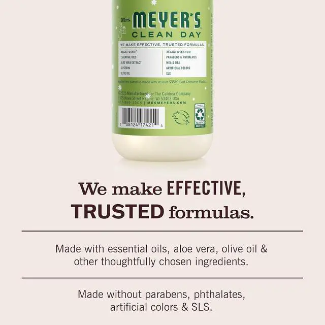 Alt view image 2 of 7 - MRS. MEYER'S CLEAN DAY Hand Soap, Iowa Pine Scent, 12.5 Fl Oz Bottle