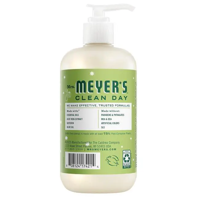 Alt view image 5 of 7 - MRS. MEYER'S CLEAN DAY Hand Soap, Iowa Pine Scent, 12.5 Fl Oz Bottle