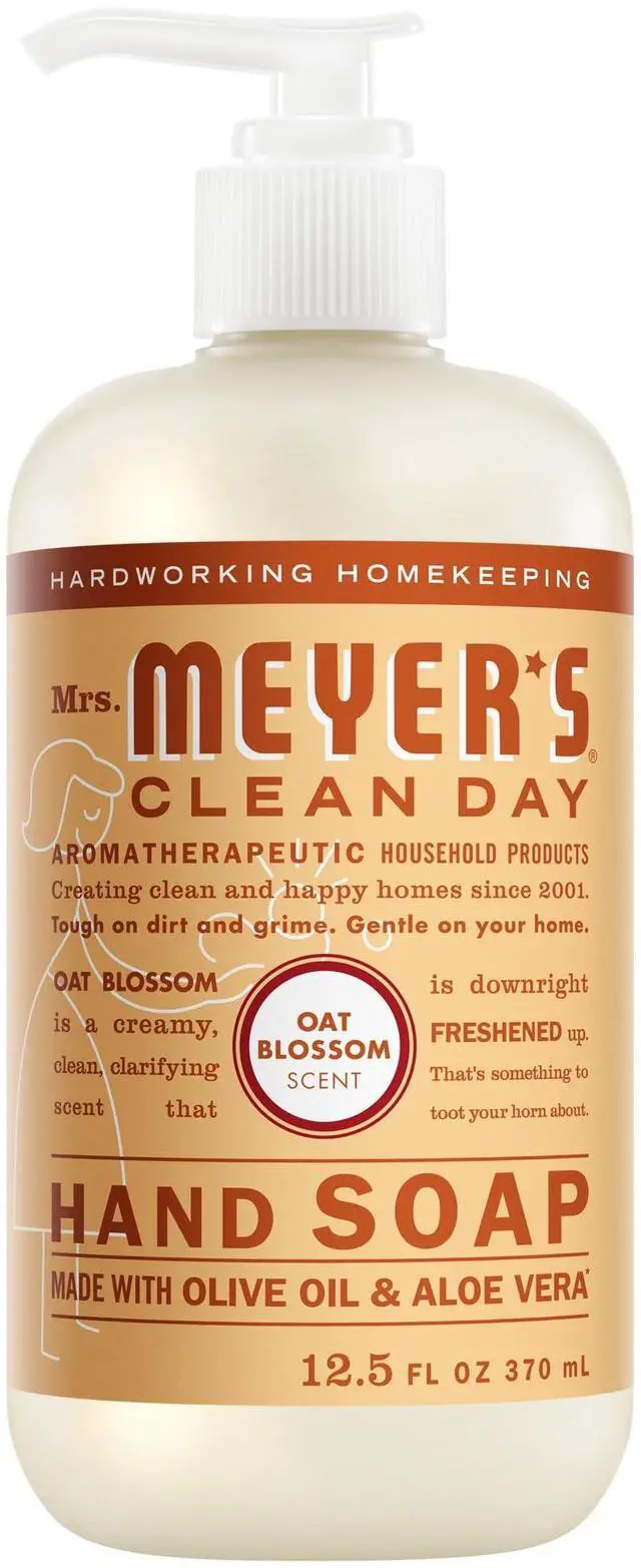 Main image of MRS. MEYER'S CLEAN DAY Hand Soap, Oat Blossom Scent, 12.5 Fl Oz Bottle