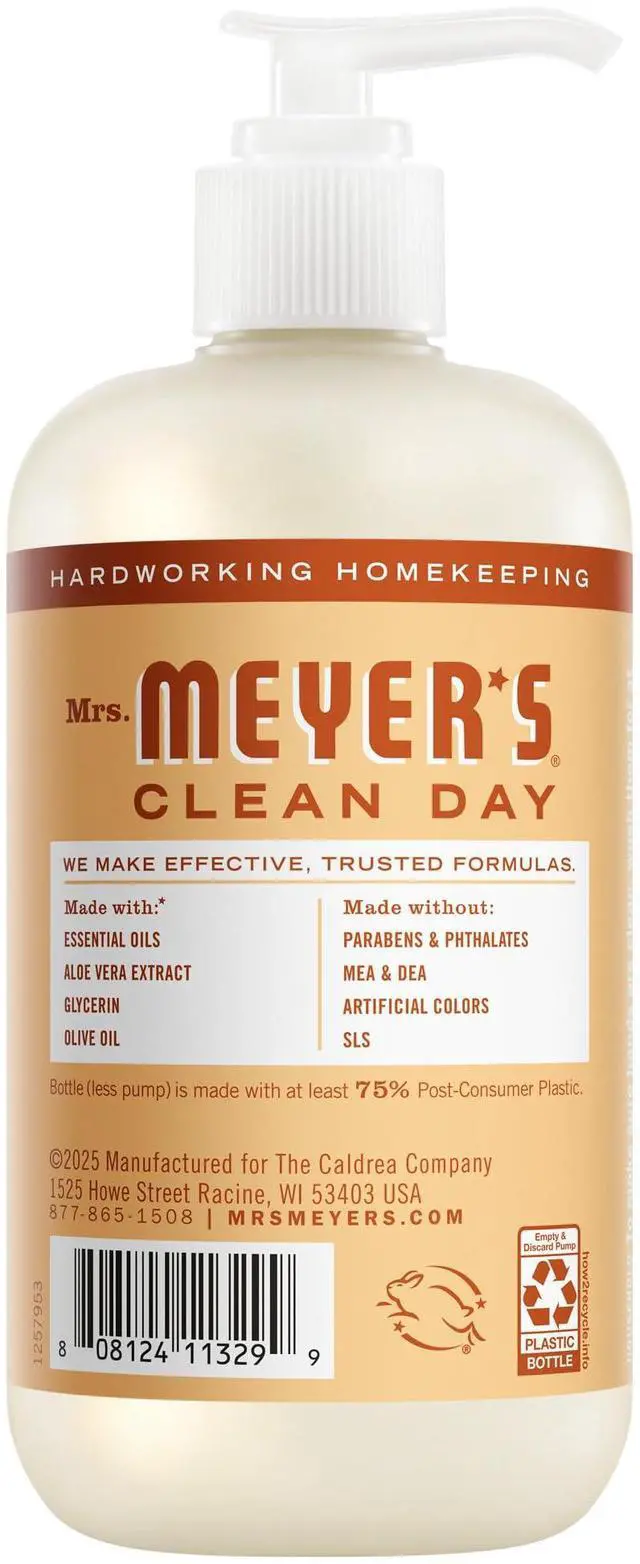Alt view image 2 of 7 - MRS. MEYER'S CLEAN DAY Hand Soap, Oat Blossom Scent, 12.5 Fl Oz Bottle