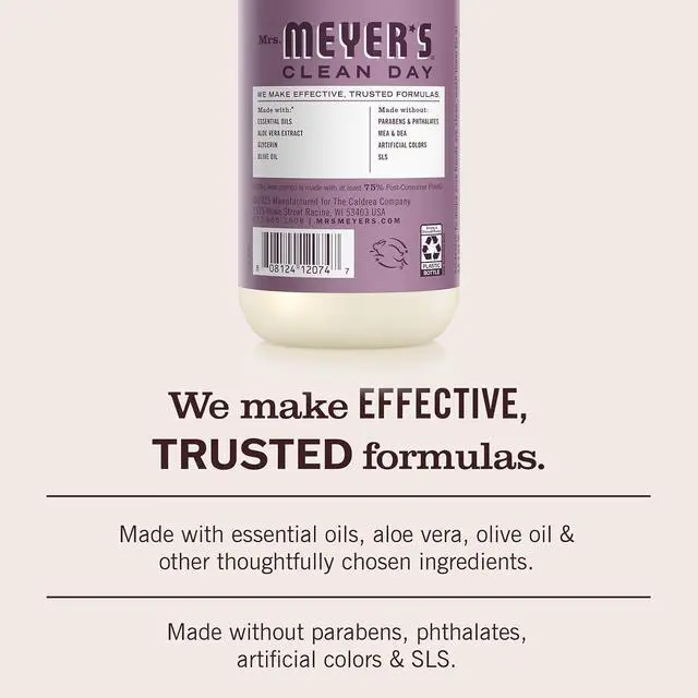 Alt view image 6 of 7 - Mrs. MEYER'S CLEAN DAY Hand Soap, Elderberry Scent, 12.5 Fl Oz Bottle