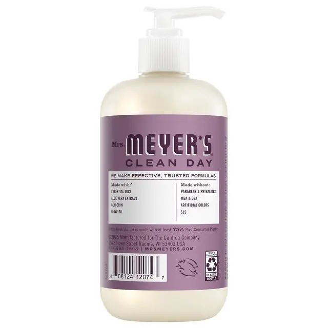 Alt view image 2 of 7 - Mrs. MEYER'S CLEAN DAY Hand Soap, Elderberry Scent, 12.5 Fl Oz Bottle