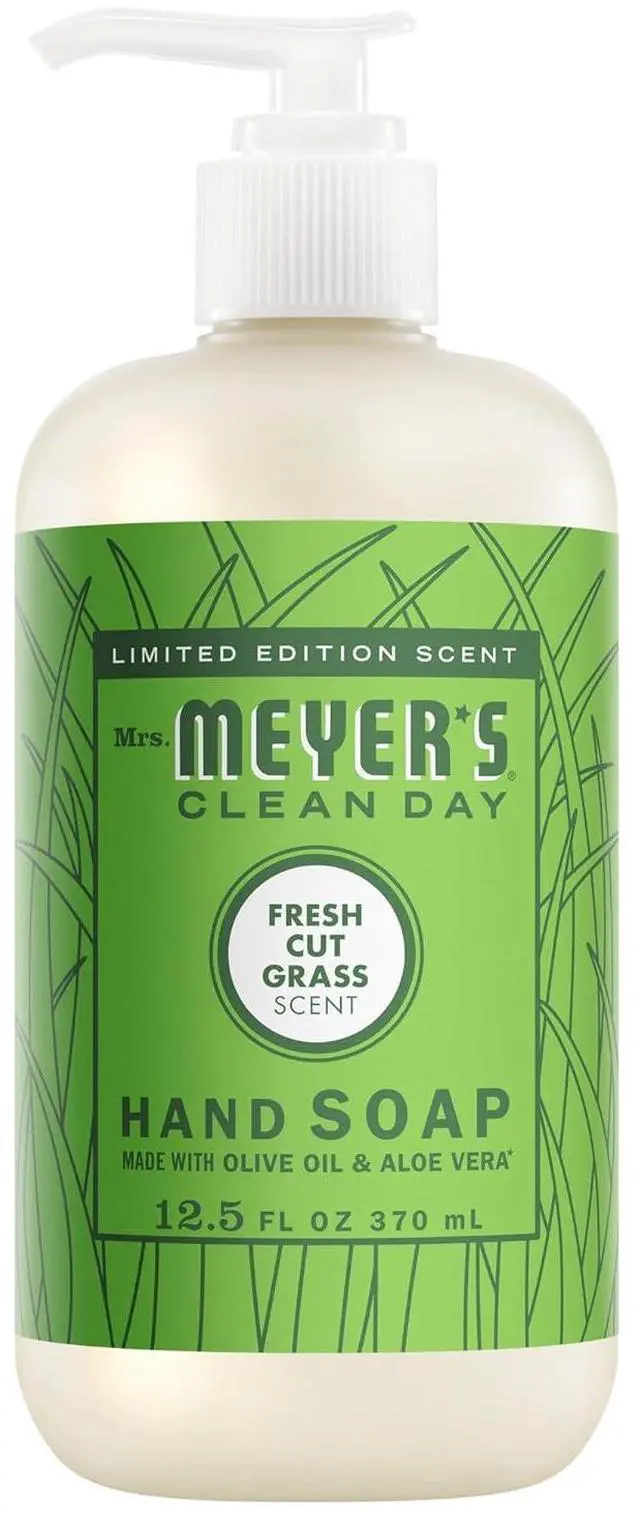 Main image of MRS. MEYER'S CLEAN DAY Hand Soap, Fresh Cut Grass Scent, 12.5 Fl Oz Bottle