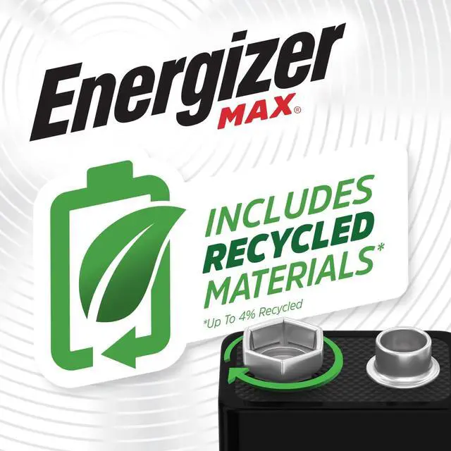 Alt view image 3 of 6 - Energizer MAX 9V Batteries (2 Pack), 9 Volt Alkaline Batteries - Packaging May Vary