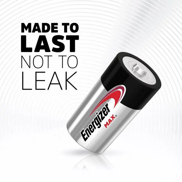 Alt view image 6 of 6 - Energizer MAX C Batteries, Premium Alkaline C Cell Batteries (8 Battery Count)