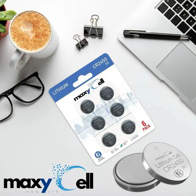 Alt view image 4 of 7 - 2450 CR2450 Lithium Coin Cell Battery 3V High-Capacity Long-Lasting Reliable Power for Watches, Key Fobs, Fitness Trackers, Medical Devices, Thermometers, Leak-Proof Design DL2450 (6 Pack)