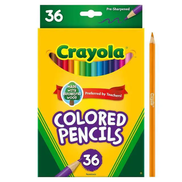 Alt view image 3 of 6 - Crayola Colored Pencils (36ct), Teacher School Supplies for Kids & Adults, Preschool Classroom Must Haves, Coloring Gift, Ages 3+