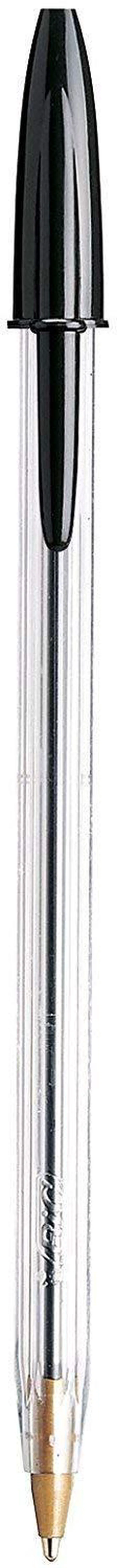 Alt view image 3 of 6 - BIC Cristal Xtra Smooth Ballpoint Pen, Medium Point, 1.0mm, Black, 10-Count