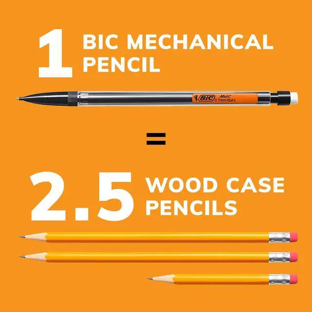 Alt view image 5 of 6 - BIC Xtra-Smooth Mechanical Pencils, Medium Point, 0.7mm, 10-Count Pack