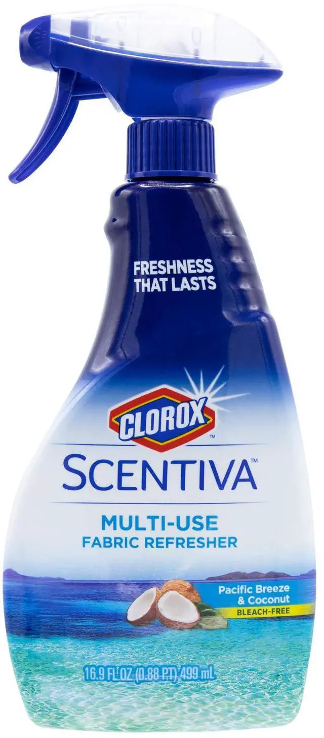 Main image of Clorox Scentiva Fabric Refresher, Pacific Breeze & Coconut, 16.9 Fl Oz
