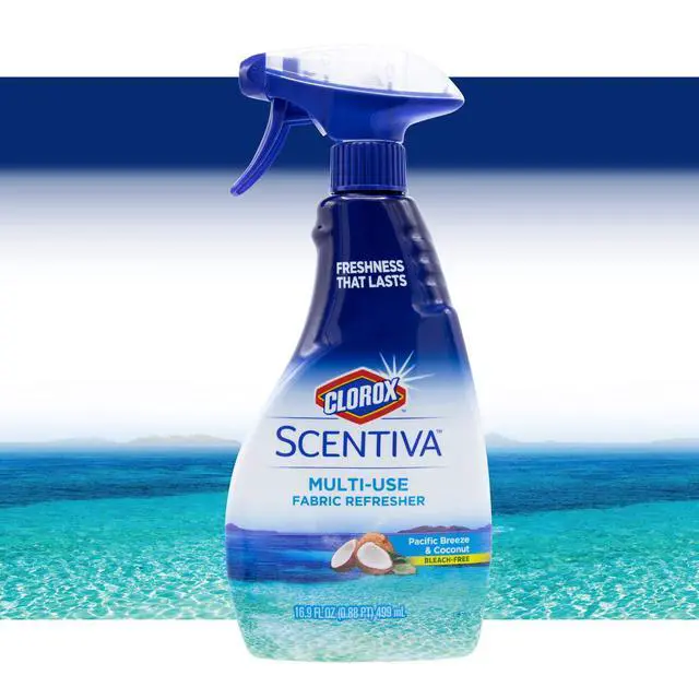 Alt view image 3 of 5 - Clorox Scentiva Fabric Refresher, Pacific Breeze & Coconut, 16.9 Fl Oz