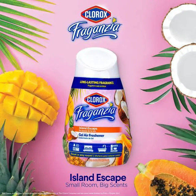 Alt view image 4 of 7 - Clorox Fraganzia Gel Air Freshener Cone, Hawaiian Escape, 6 Oz