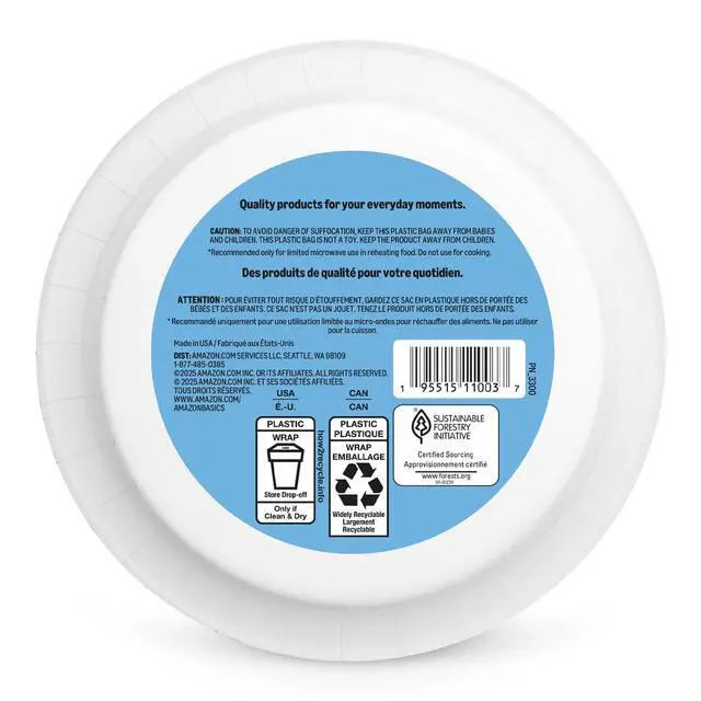Alt view image 3 of 6 - Basics Ultra Disposable Paper Bowls, 20 Oz, Microwave Safe, Soak Proof, Strong & Sturdy, White, 50 Count, Packaging May Vary