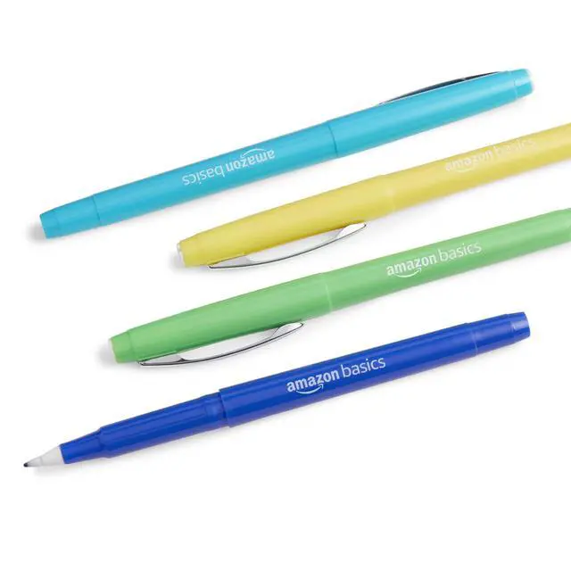 Alt view image 6 of 7 - Amazon Basics Felt Tip Marker Pens, Assorted Colors, for Art Projects, Writing, Drawing, and Journaling, 12-Pack