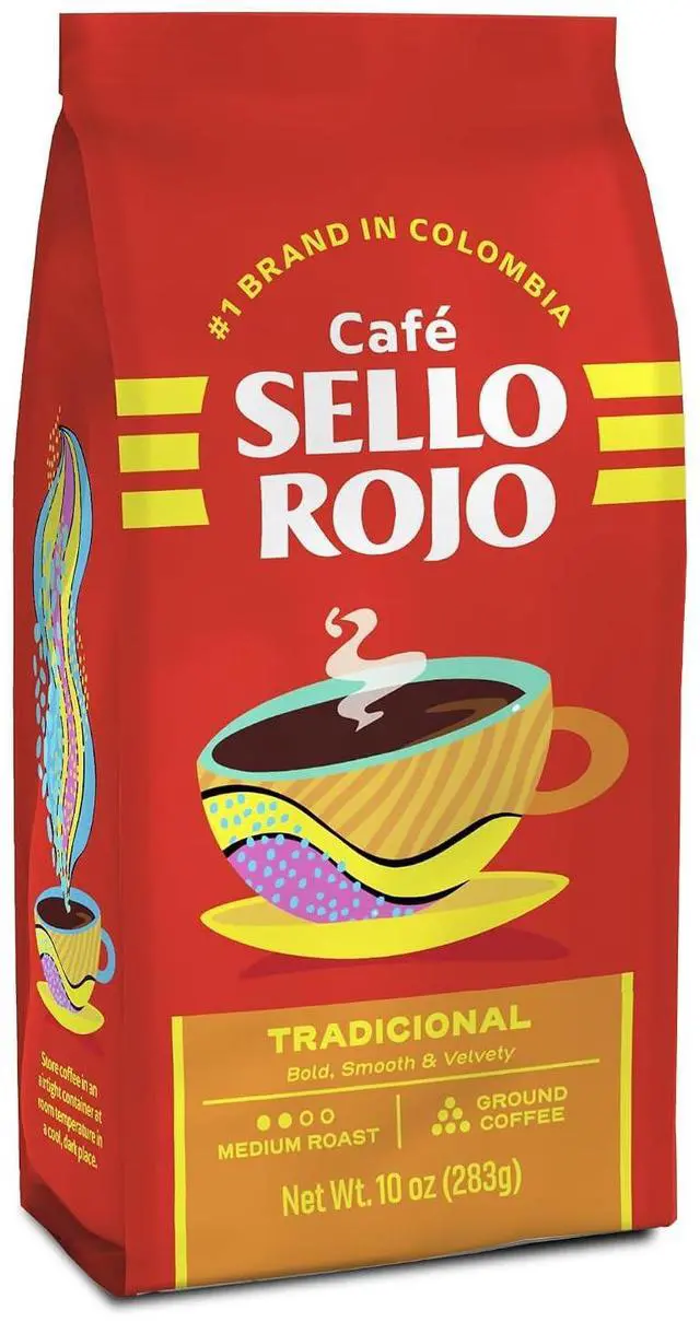 Main image of Sello Rojo Tradicional Medium Roast Ground Coffee, 10 oz