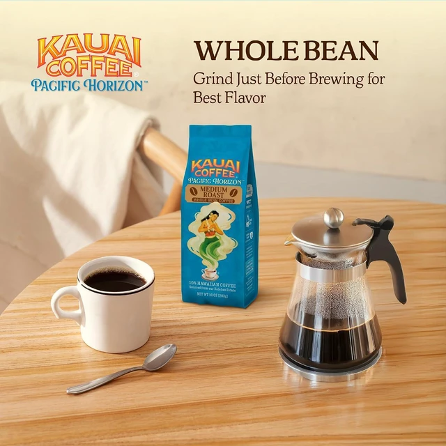 Alt view image 3 of 6 - Kauai Coffee Whole Bean Coffee - Koloa Estate Medium Roast, 10 oz Bag