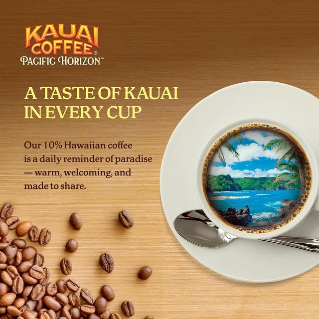 Alt view image 2 of 6 - Kauai Coffee Whole Bean Coffee - Koloa Estate Medium Roast, 10 oz Bag