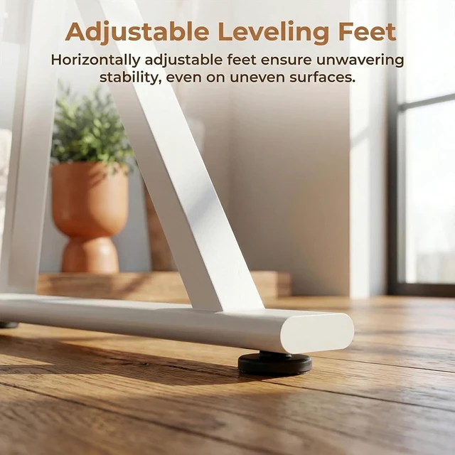 Alt view image 7 of 7 - Drafting Table with Stool, Height Adjustable Drawing Table Art Table Painting Table Art Craft Desk with 0-75° Tilting Tabletop and Storage Drawers, All White