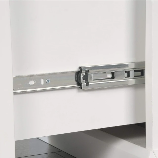 Alt view image 7 of 7 - Craft Pro Series Craft Table/ Pantry cabinets, in White finish